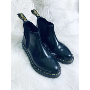 Dr Martens Bianca Booties US 5 Black Pointed Toe